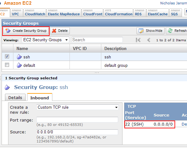 install dropbox amazon ec2 ext4